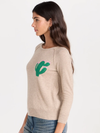 Little Cactus Crew Cashmere Sweater