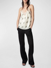 Christy Sequin Camisole in Mastic