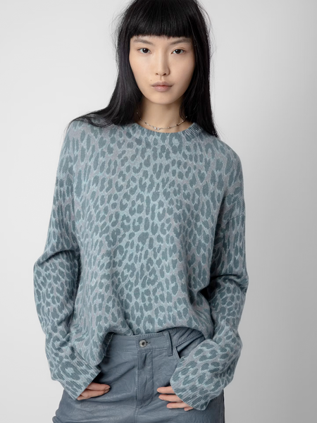 Markus Leopard Cashmere Sweater – M. Sorelle
