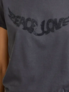 Walk Peace & Love Strass T-shirt
