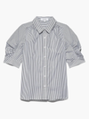 Ruched Puff Sleeve Shirt