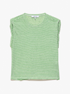 Rolled Muscle Tee in Bright Peridot