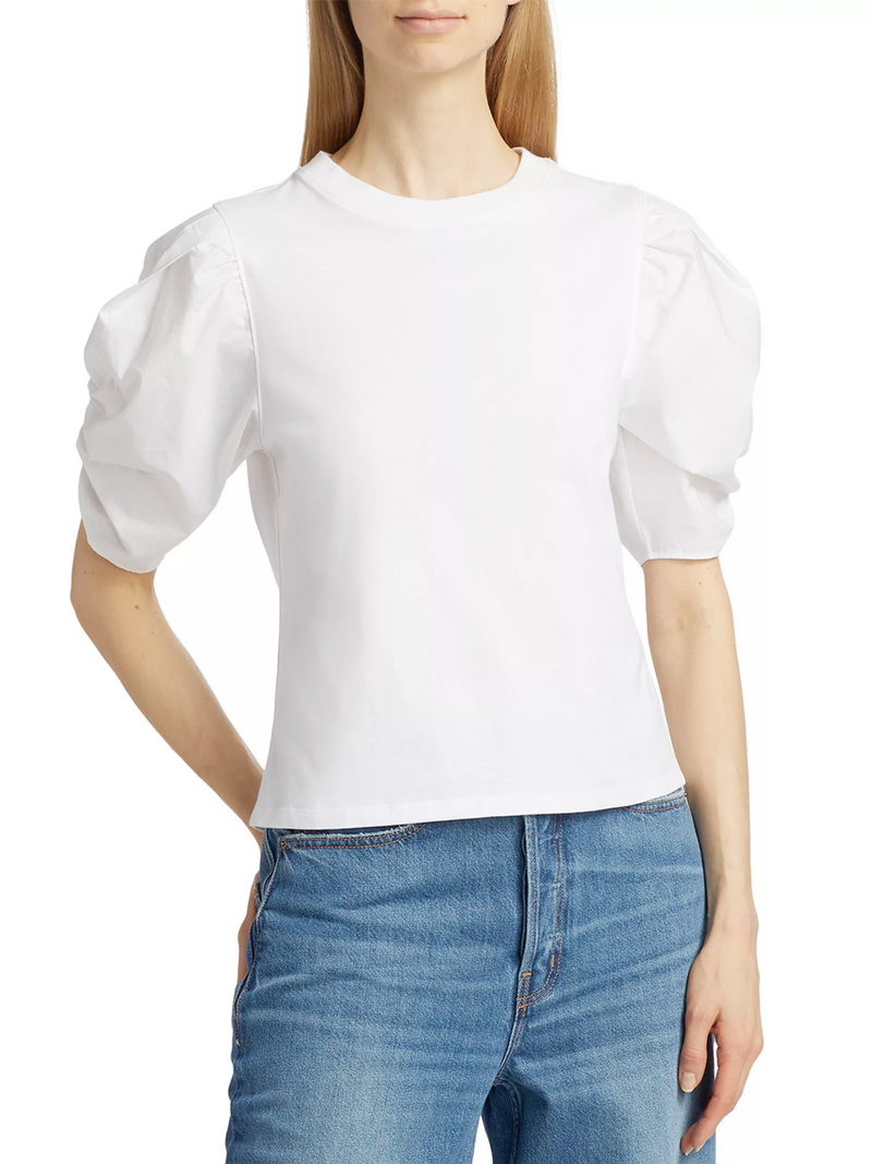 Pleated Puff Sleeve Shirt