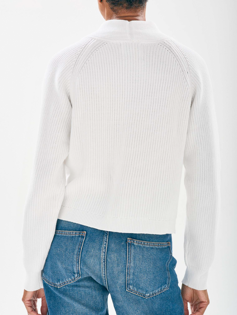 Cotton Rib Cardigan