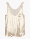 Tarys Gold Satin Tank Top