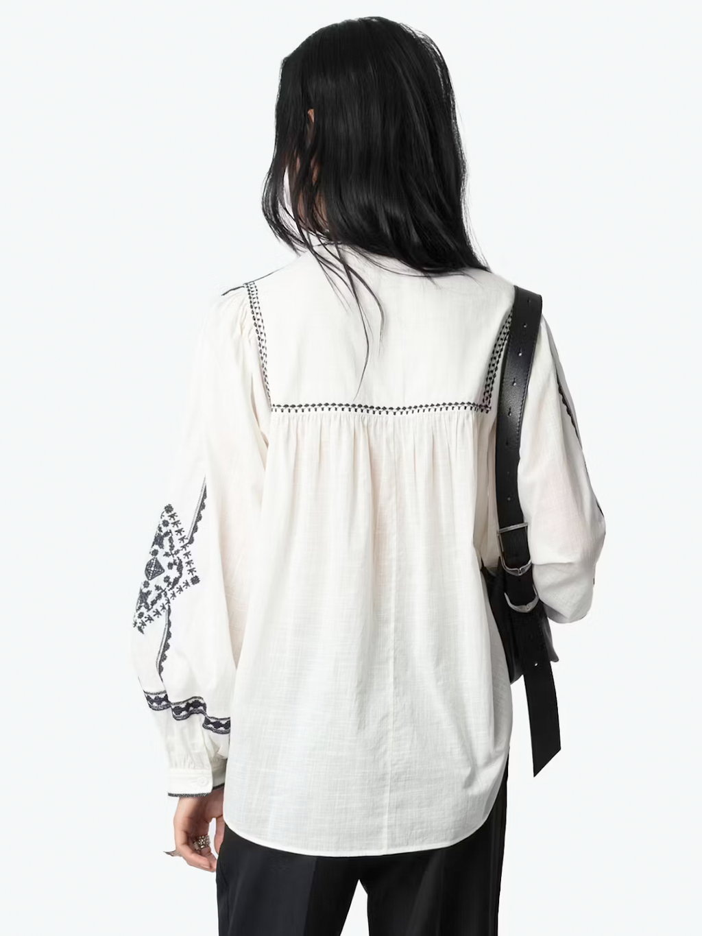 Tigy Oversized Cotton Blouse