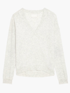 Vivi Patch Cashmere Jumper in Gris