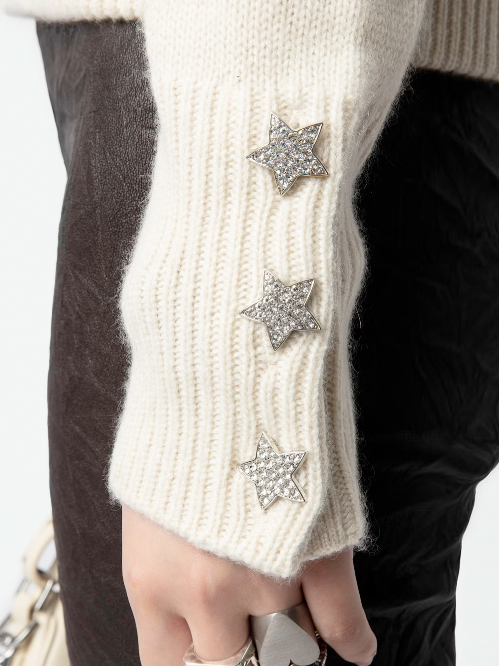 Boxy Jeweled Sweater
