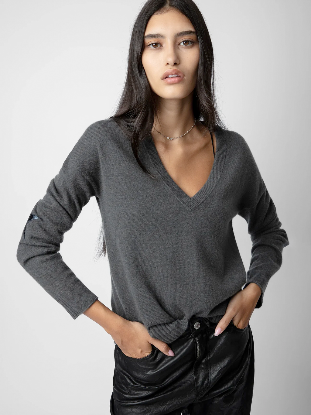 Vivi Patch Cashmere Jumper