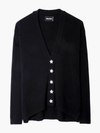 Mirka Jeweled Cashmere Cardigan