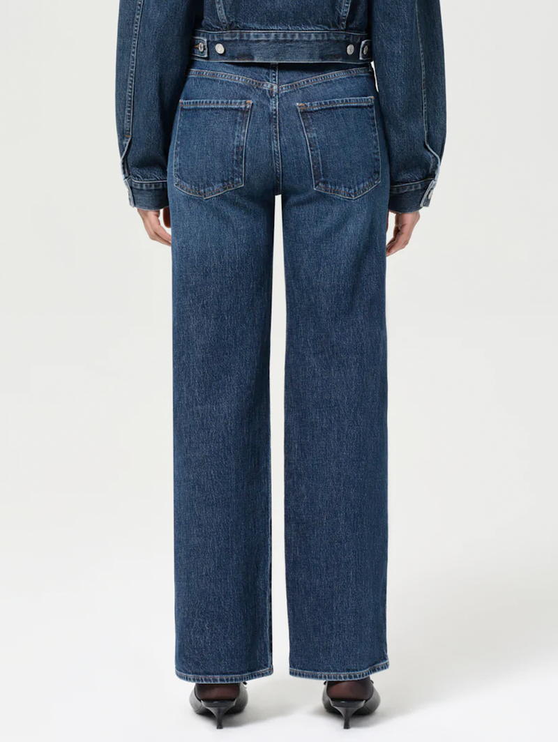 Harper Straight Jean (Stretch) in Echo