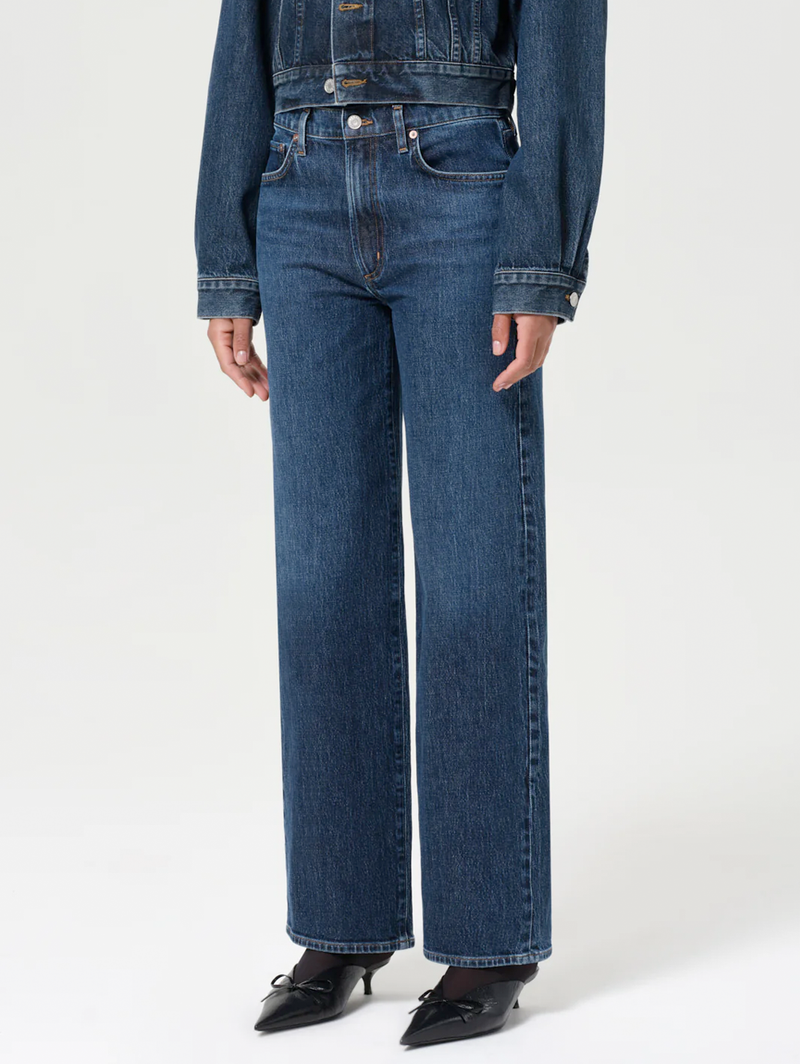 Harper Straight Jean (Stretch) in Echo