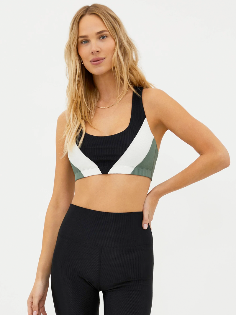 Lucia Top Queen Palm Colorblock
