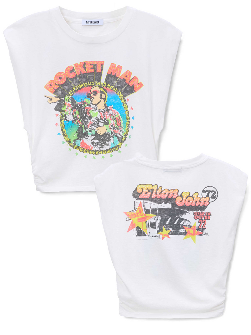 Elton John Rocket Man '72 Banded Tee