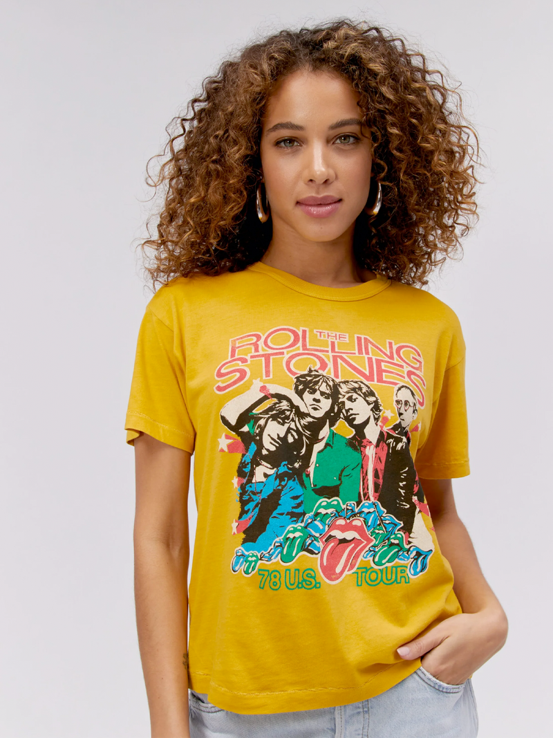 Rolling Stones 78 US Tour Ringer Tee