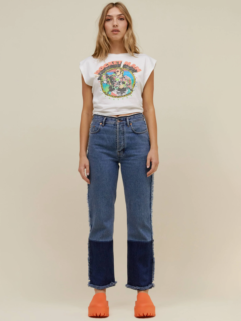 Elton John Rocket Man '72 Banded Tee