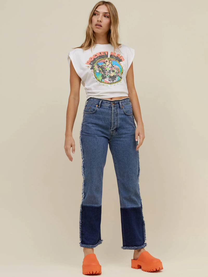 Elton John Rocket Man '72 Banded Tee