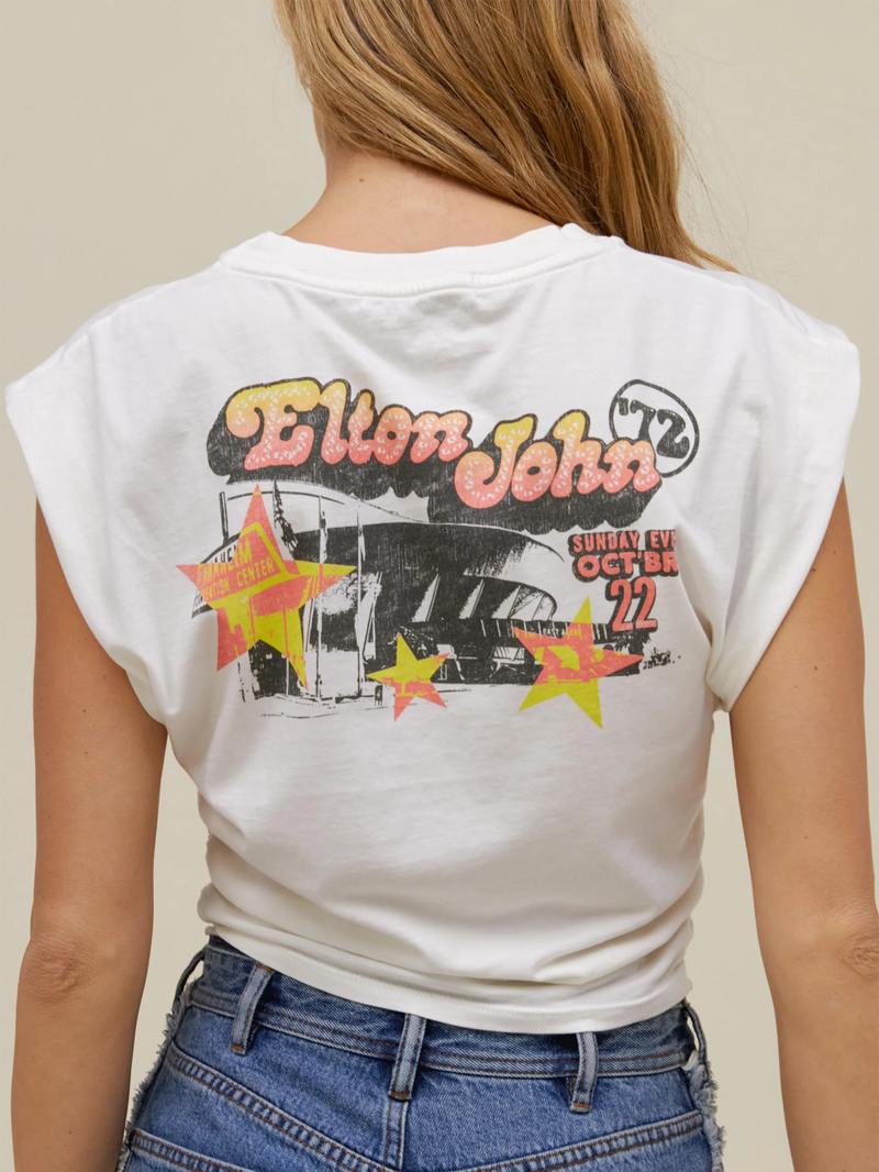 Elton John Rocket Man '72 Banded Tee