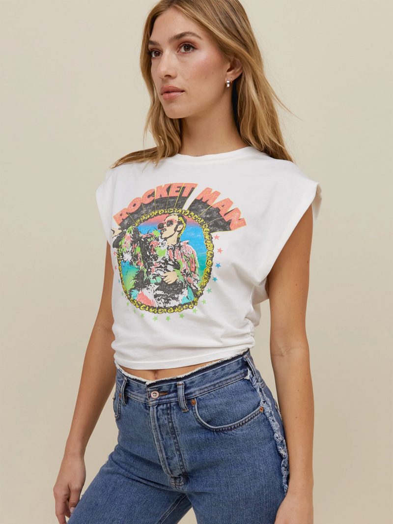 Elton John Rocket Man '72 Banded Tee