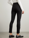 The Snapped Denim Legging in Black