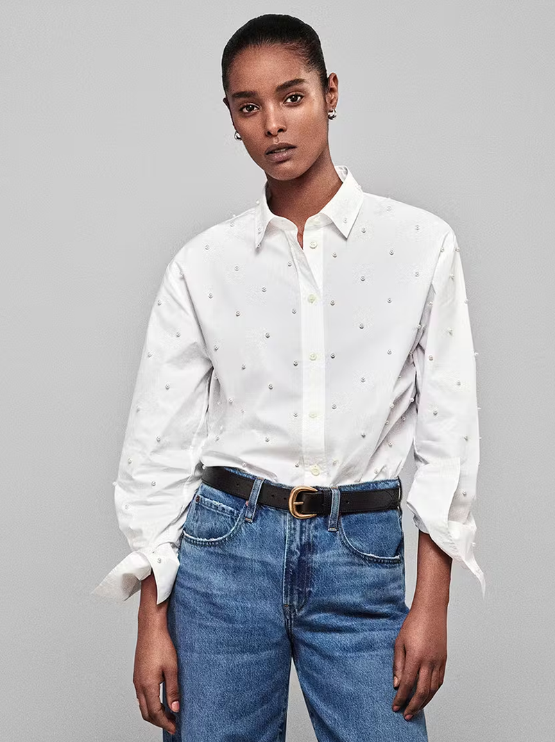 The Oversized Pearl Shirt