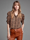 Gillian Top in Sand Multi