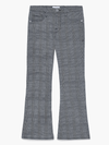 Le Crop Mini Boot Noir Plaid
