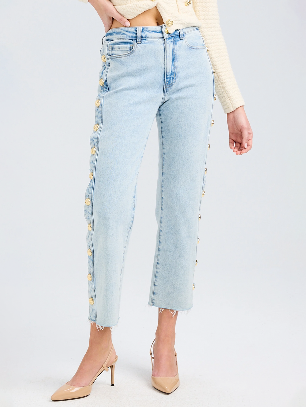Stephen Denim Buttons Jeans
