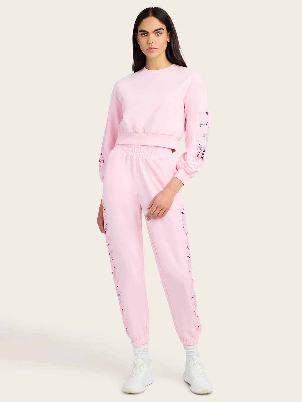 Arabella Lace Combo Sweatshirt