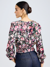 Avanna Floral Wrap Blouse