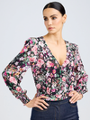 Avanna Floral Wrap Blouse