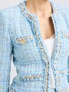 Betsy Buttoned Tweed Blazer