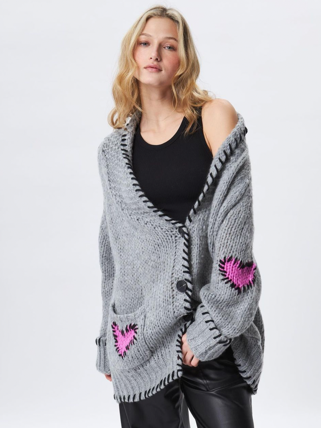 Tripp Heart Stitch Cardigan