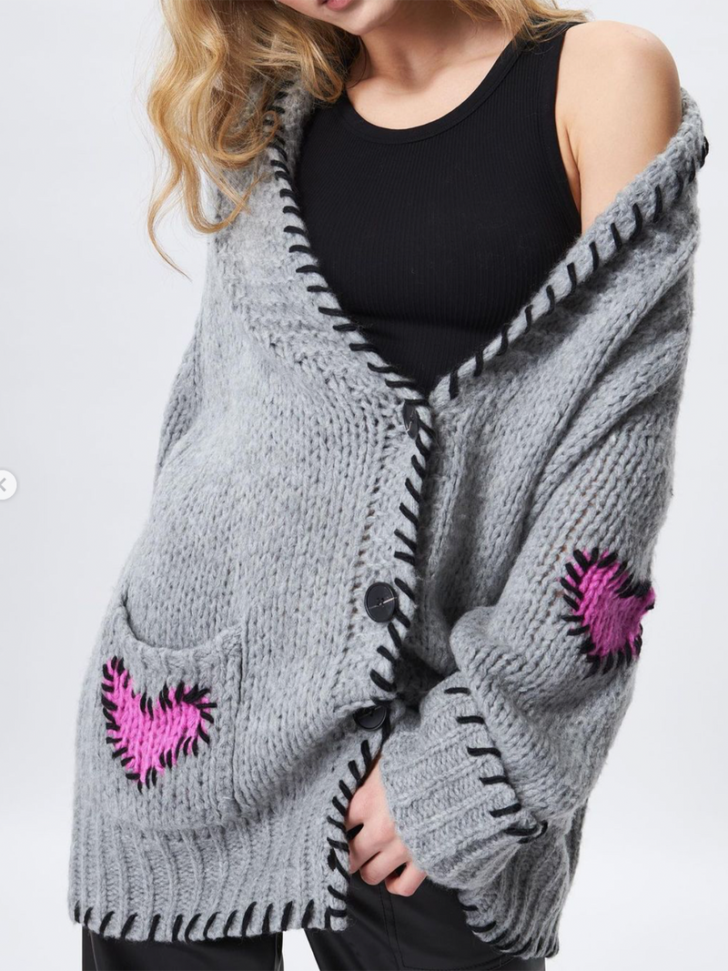 Tripp Heart Stitch Cardigan