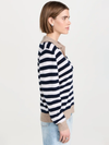 Stripe Collar Cashmere Sweater