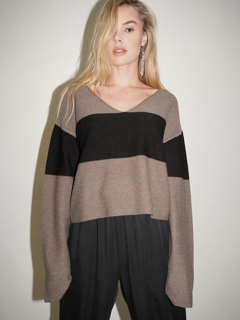Luca Block Stripe Sweater