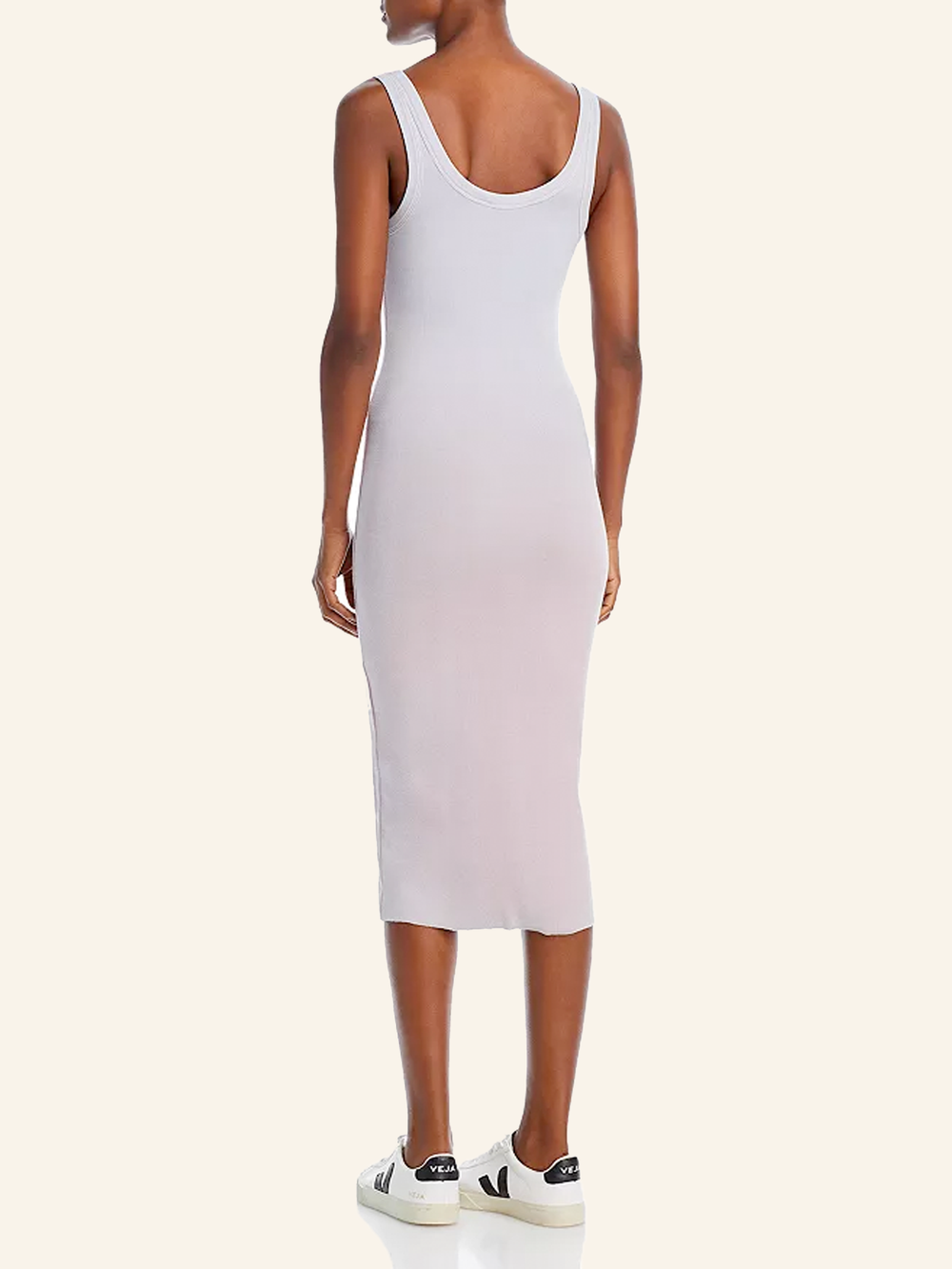 cotton citizen verona midi dress COTTON CITIZEN Verona Crewneck Maxi Dress in Black