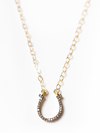 Diamond Horsehoe Necklace