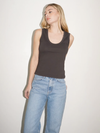 Deep U Neck Tank