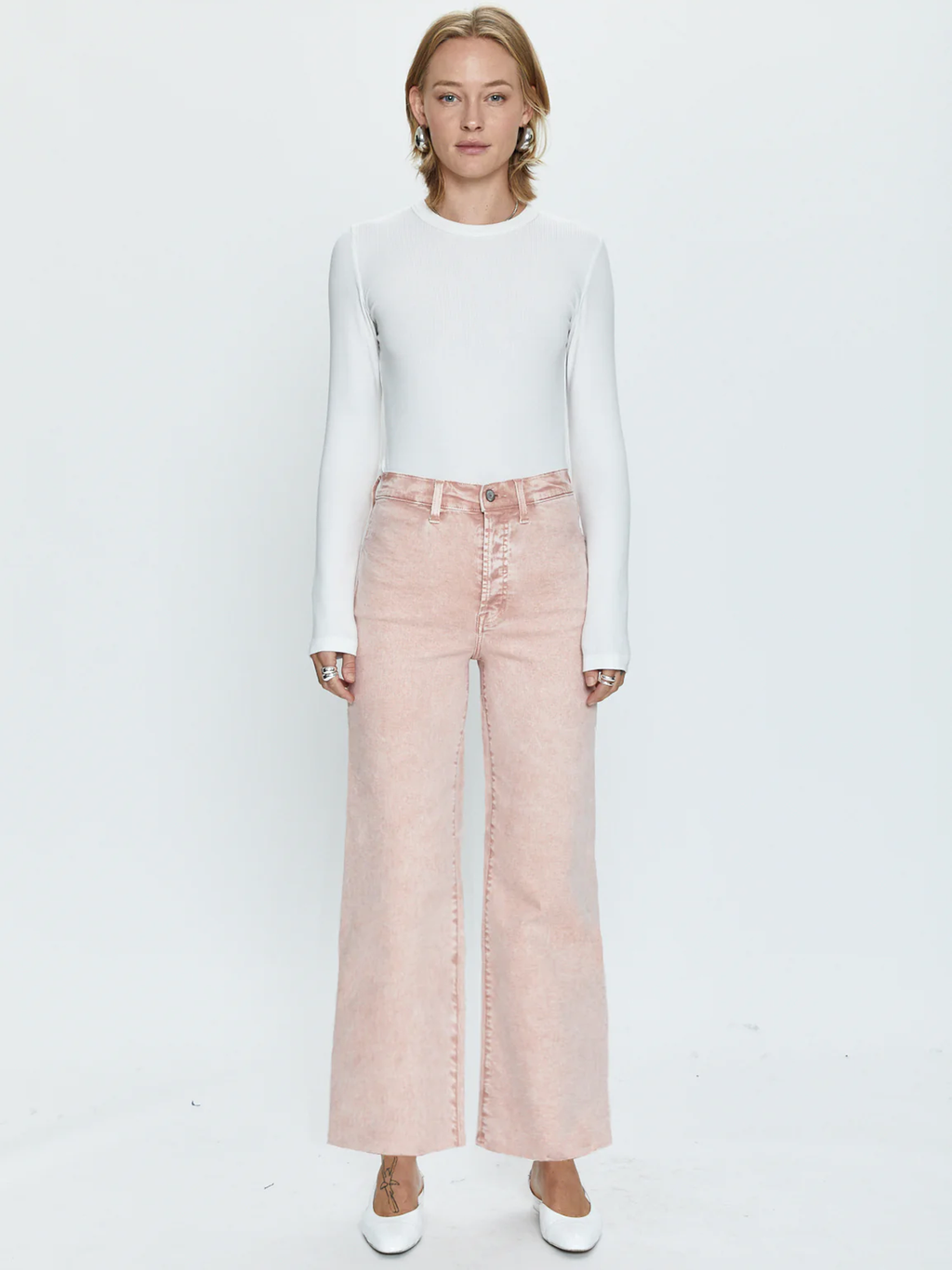 Penny Crop Wide Leg Jean