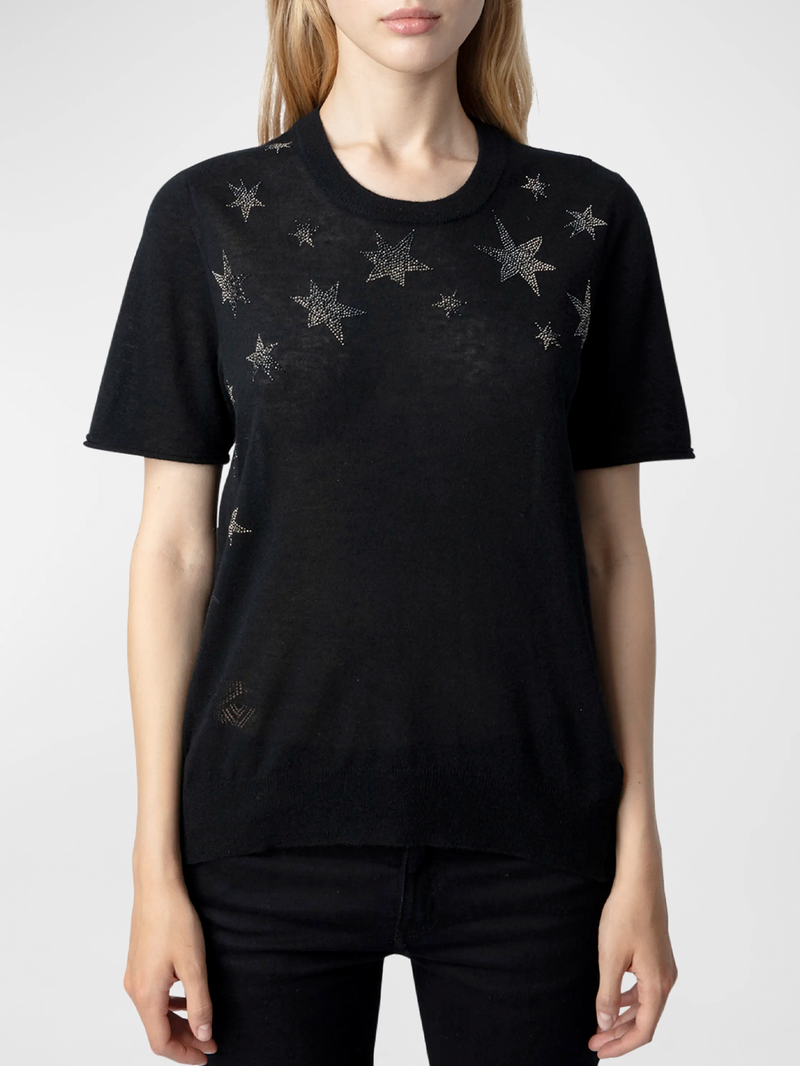 Ida Stars Strass Cashmere Sweater