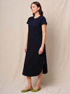 Cloud Jersey Short Sleeve Midi Dress