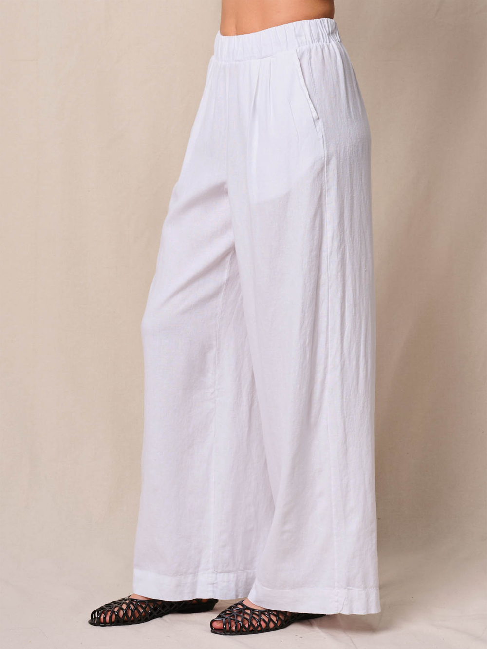 Linen Pull-On Trouser