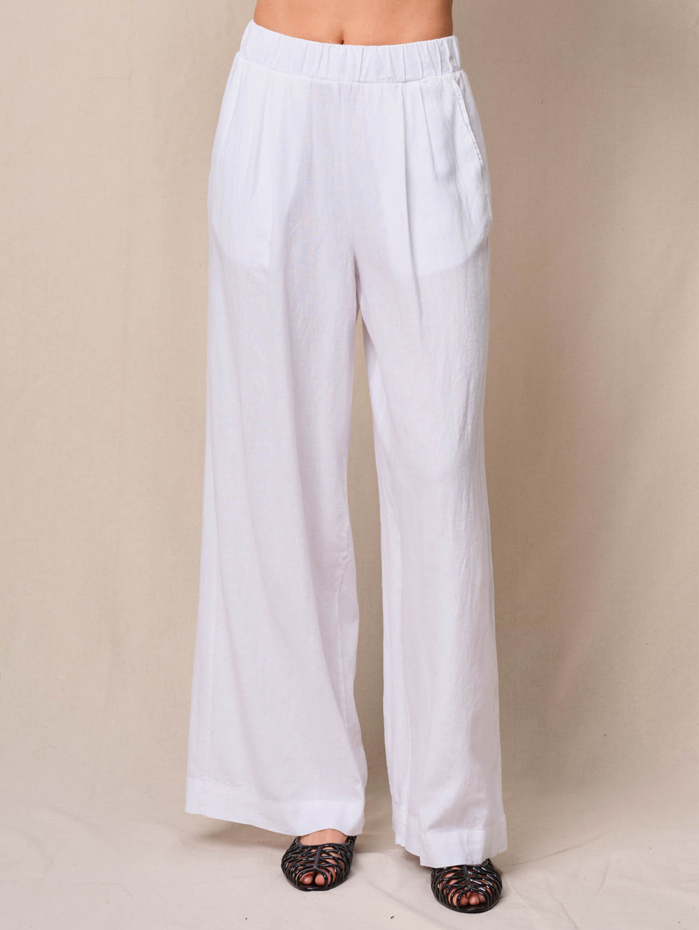 Linen Pull-On Trouser