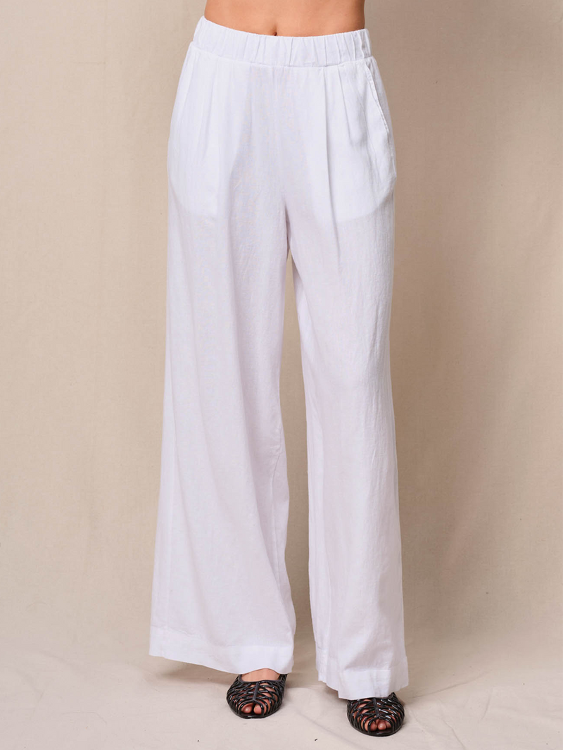 Linen Pull-On Trouser