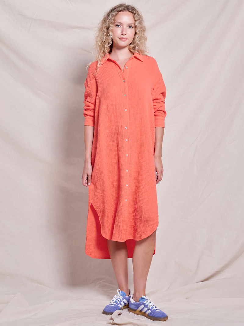 Midi Easy Shirt Dress