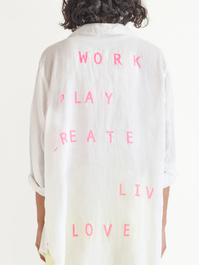 Work Play Oversized Shirt