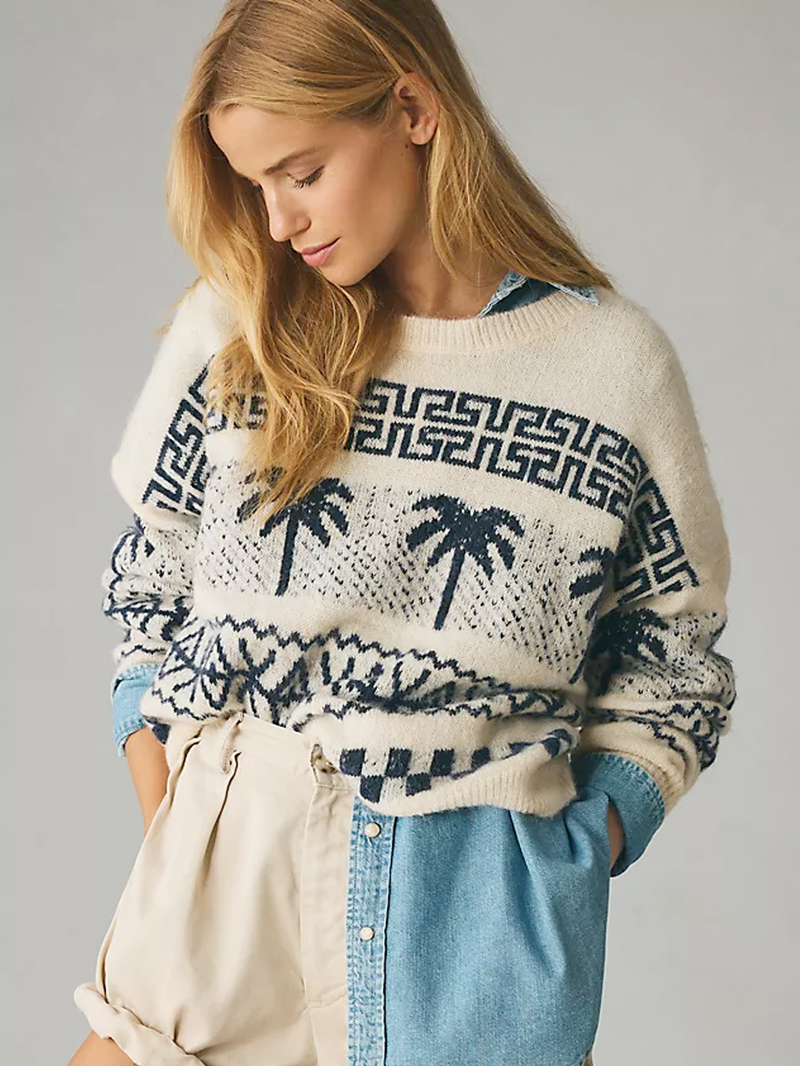 Palm Fair Isle Sweater