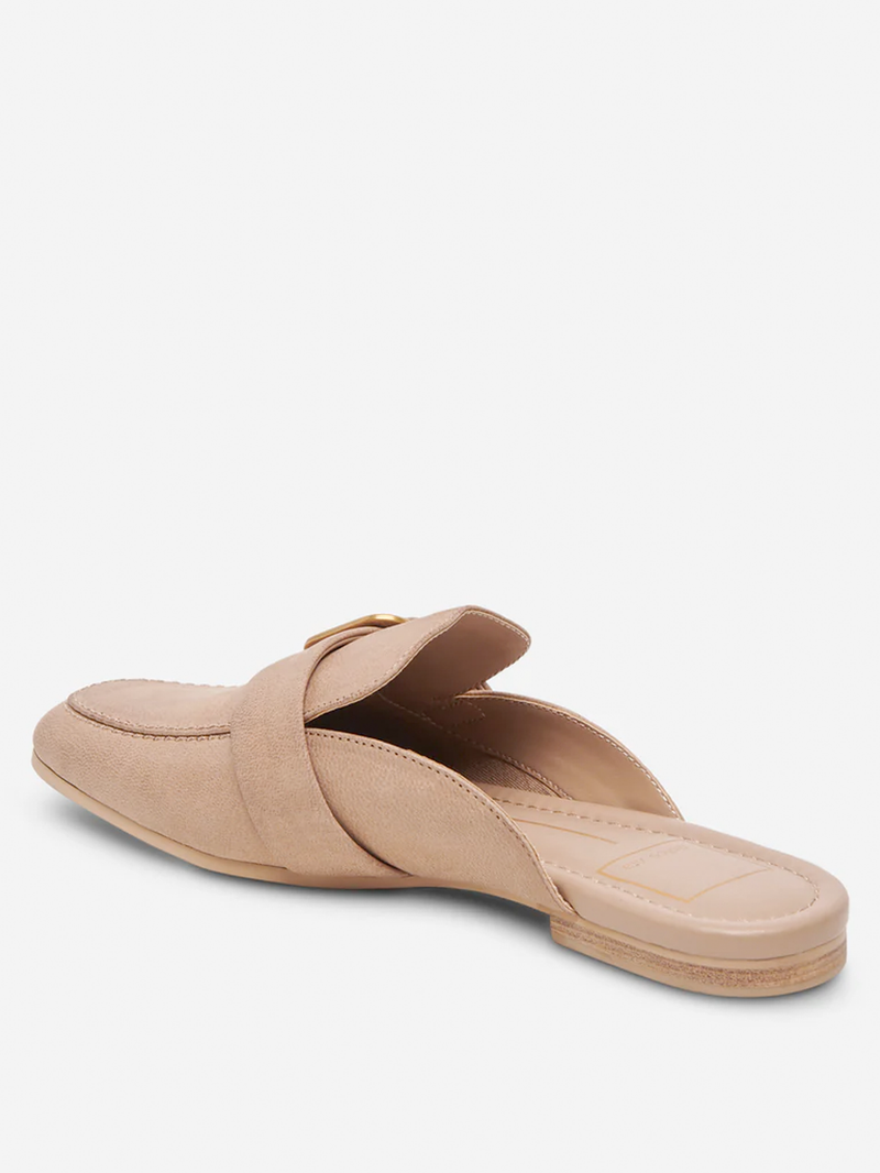 Santel Taupe Leather Flats