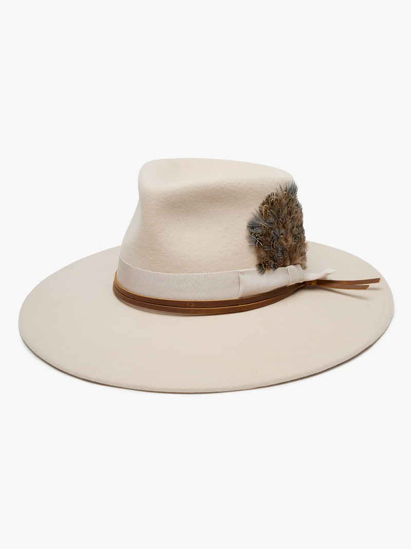 Mariposa Rancher Hat in Bone